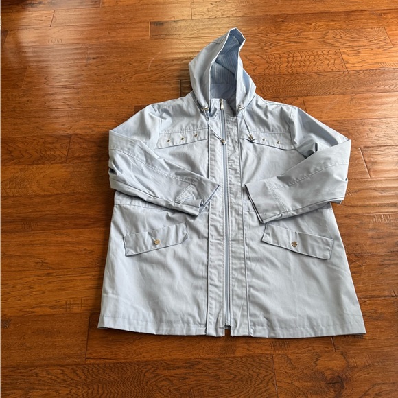 Nicole‎ Miller Anorak BlueTrench Coat size 2X - Picture 6 of 13